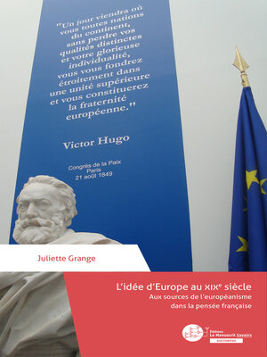 cover image of L'idée d'Europe au XIXe siècle